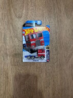 Hot Wheels Optimus Prime Transformers HW Screen Time 2026